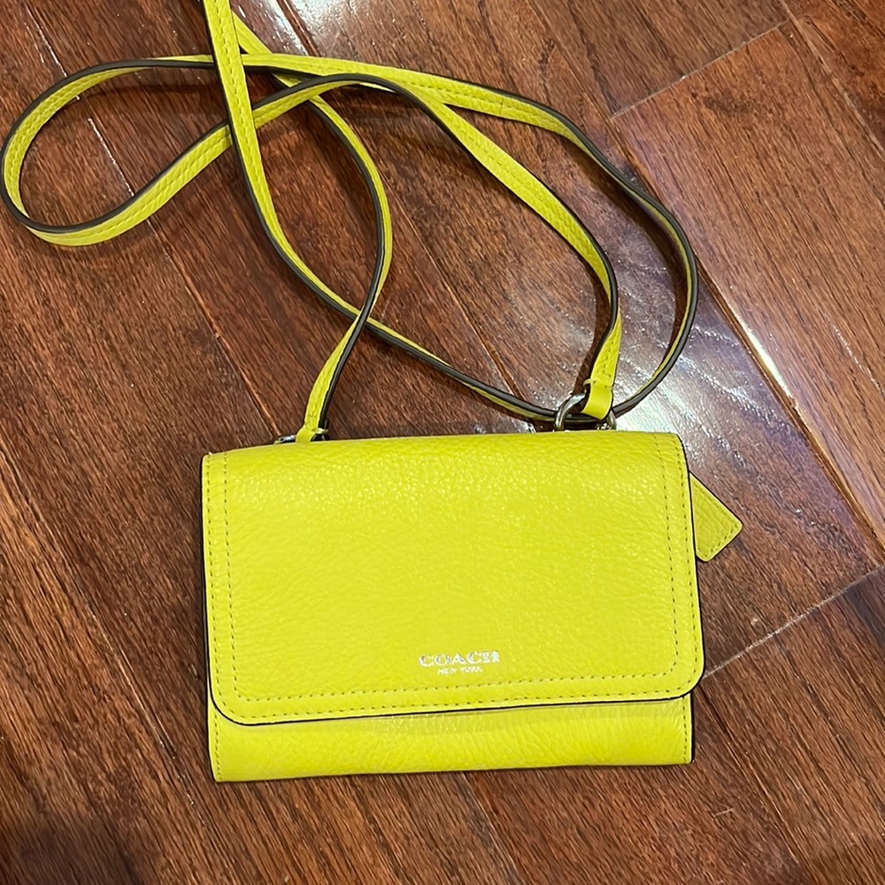 Coach travel purse